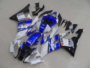 Blau Blau Weiß ENEOS R6 08-16 Motorrad Verkleidungen