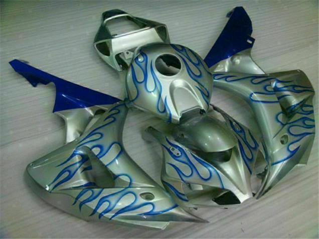 Blau Flamme Silber CBR 1000 RR 06-07 Motorrad Verkleidungen Blau Flamme Silber CBR 1000 RR 06-07 Motorrad Verkleidungen