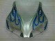 Blau Flamme Silber CBR 1000 RR 06-07 Motorrad Verkleidungen Blau Flamme Silber CBR 1000 RR 06-07 Motorrad Verkleidungen