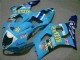 Blau GSXR 1000 K3 03-04 Motorrad Verkleidungen Blau GSXR 1000 K3 03-04 Motorrad Verkleidungen