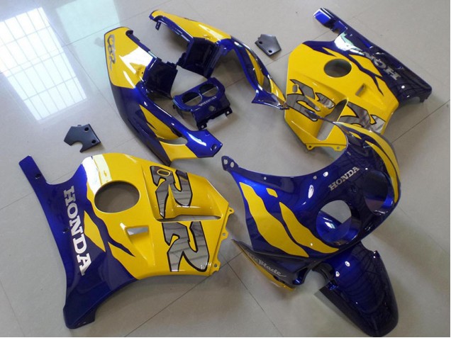 Blau Gelb CBR 250 RR MC22 91-98 Motorrad Verkleidungen Blau Gelb CBR 250 RR MC22 91-98 Motorrad Verkleidungen