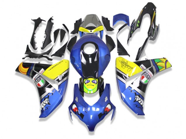 Blau Hai CBR 1000 RR 08-11 Motorrad Verkleidungen Blau Hai CBR 1000 RR 08-11 Motorrad Verkleidungen