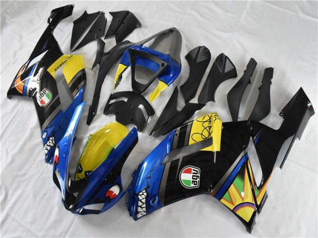 Blau Hai ZX6R 07-08 Motorrad Verkleidungen Blau Hai ZX6R 07-08 Motorrad Verkleidungen