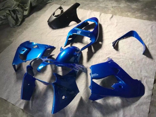 Blau Matt Schwarz ZX9R 02-03 Motorrad Verkleidungen Blau Matt Schwarz ZX9R 02-03 Motorrad Verkleidungen