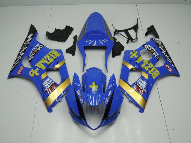 Blau Rizla GSXR 1000 K3 03-04 Motorrad Verkleidungen Blau Rizla GSXR 1000 K3 03-04 Motorrad Verkleidungen