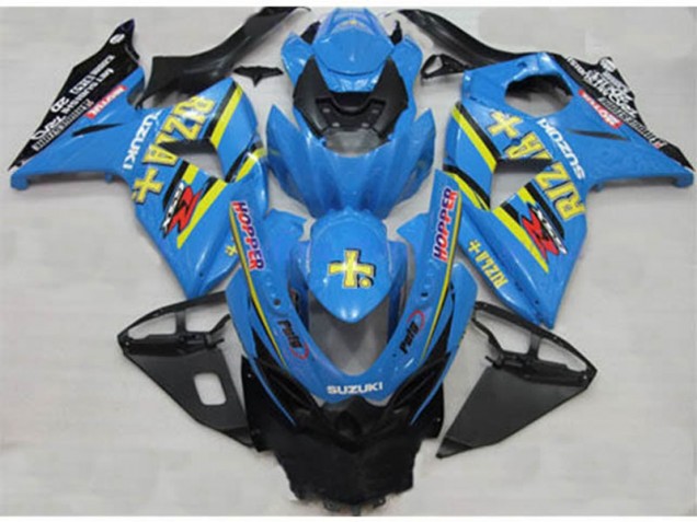 Blau Rizla Hopper GSXR 1000 K9 09-16 Motorrad Verkleidungen Blau Rizla Hopper GSXR 1000 K9 09-16 Motorrad Verkleidungen