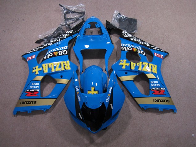 Blau Rizla Q8 Oils GSXR 1000 K3 03-04 Motorrad Verkleidungen Blau Rizla Q8 Oils GSXR 1000 K3 03-04 Motorrad Verkleidungen