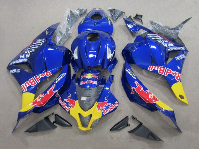 Blau Rot Bull CBR 600 RR 09-12 Motorrad Verkleidungen