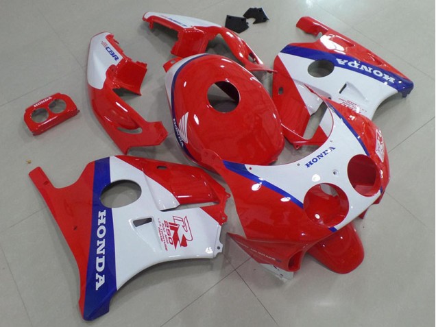 Blau Rot Weiß CBR 250 RR MC22 91-98 Motorrad Verkleidungen Blau Rot Weiß CBR 250 RR MC22 91-98 Motorrad Verkleidungen