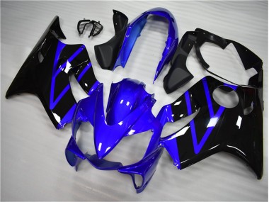 Blau Schwarz CBR 600 F4i 04-07 Motorrad Verkleidungen