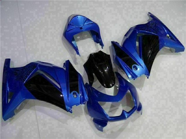 Blau Schwarz EX250 08-12 Motorrad Verkleidungen Blau Schwarz EX250 08-12 Motorrad Verkleidungen