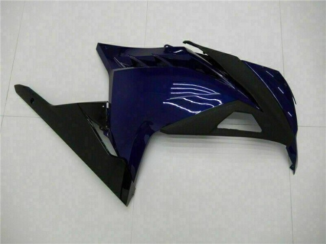 Blau Schwarz EX300 13-16 Motorrad Verkleidungen Blau Schwarz EX300 13-16 Motorrad Verkleidungen