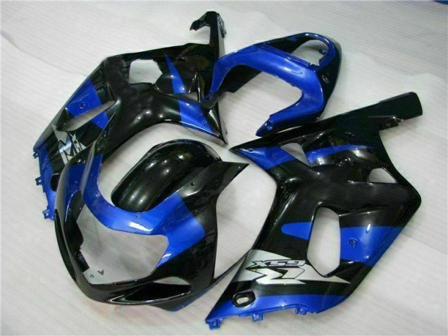 Blau Schwarz GSXR 600 / 750 K1 K2 K3 01-03 Motorrad Verkleidung Blau Schwarz GSXR 600 / 750 K1 K2 K3 01-03 Motorrad Verkleidung