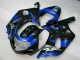 Blau Schwarz GSXR 600 / 750 K1 K2 K3 01-03 Motorrad Verkleidung Blau Schwarz GSXR 600 / 750 K1 K2 K3 01-03 Motorrad Verkleidung