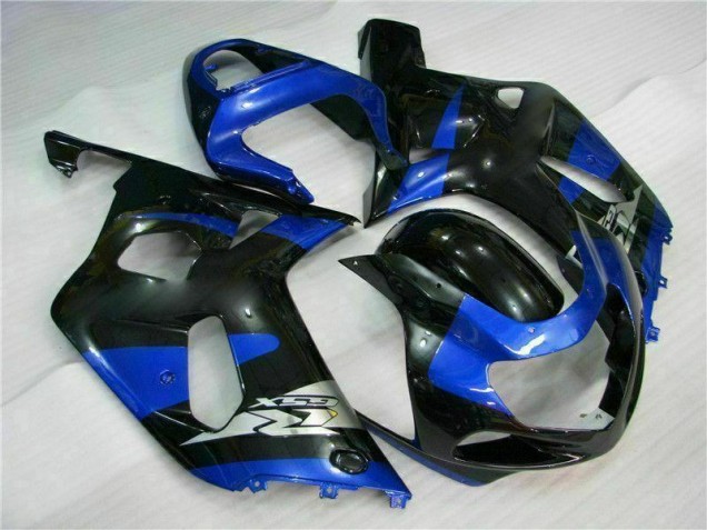 Blau Schwarz GSXR 600 / 750 K1 K2 K3 01-03 Motorrad Verkleidung Blau Schwarz GSXR 600 / 750 K1 K2 K3 01-03 Motorrad Verkleidung
