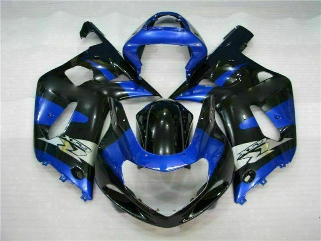 Blau Schwarz GSXR 600 / 750 K1 K2 K3 01-03 Motorrad Verkleidung Blau Schwarz GSXR 600 / 750 K1 K2 K3 01-03 Motorrad Verkleidung