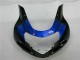 Blau Schwarz GSXR 600 / 750 K1 K2 K3 01-03 Motorrad Verkleidungen Blau Schwarz GSXR 600 / 750 K1 K2 K3 01-03 Motorrad Verkleidungen
