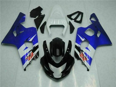 Blau Schwarz GSXR 600 / 750 K4 04-05 Motorrad Verkleidung