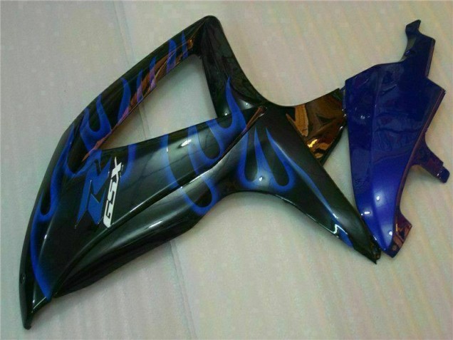 Blau Schwarz GSXR 600 / 750 K8 08-10 Motorrad Verkleidungen Blau Schwarz GSXR 600 / 750 K8 08-10 Motorrad Verkleidungen