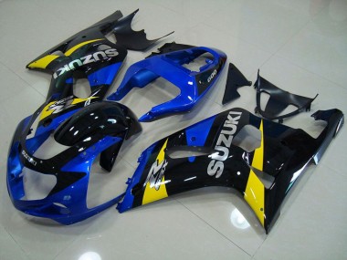 Blau Schwarz GSXR 750 K1 K2 K3 01-03 Motorrad Verkleidungen
