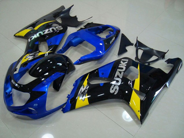 Blau Schwarz GSXR 750 K1 K2 K3 01-03 Motorrad Verkleidungen Blau Schwarz GSXR 750 K1 K2 K3 01-03 Motorrad Verkleidungen