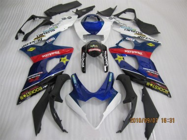 Blau Schwarz Rockstar GSXR 1000 K5 05-06 Motorrad Verkleidungen
