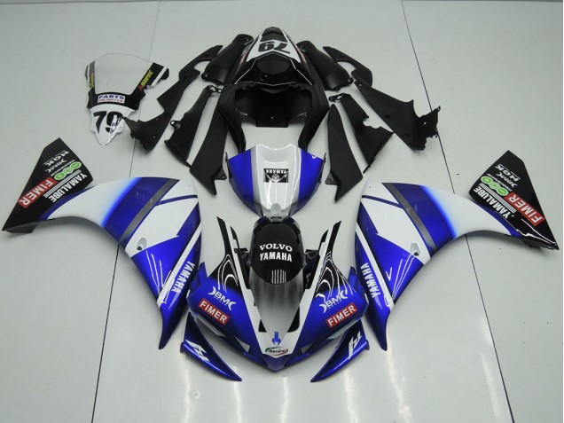 Blau Schwarz Sterilgarda R1 12-14 Motorrad Verkleidungen Blau Schwarz Sterilgarda R1 12-14 Motorrad Verkleidungen