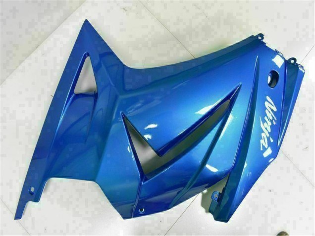 Blau Schwarz Weiß Ninja EX250 08-12 Motorrad Verkleidungen Blau Schwarz Weiß Ninja EX250 08-12 Motorrad Verkleidungen