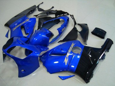 Blau Schwarz ZX12R 00-01 Motorrad Verkleidungen