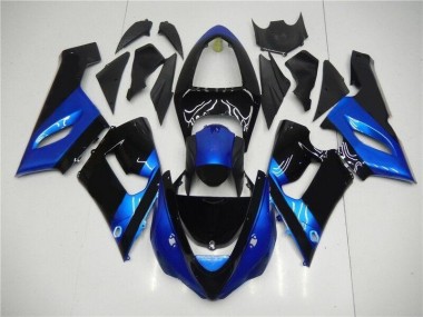 Blau Schwarz ZX6R 05-06 Motorrad Verkleidungen