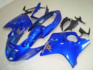 Blau Schwarzbird CBR 1100 XX Blackbird 96-07 Motorrad Verkleidungen