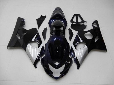 Blau Silber GSXR 600 / 750 K4 04-05 Motorrad Verkleidungen