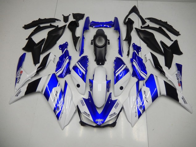 Blau Weiß Blau Weiß ENEOS R3 15-22 Motorrad Verkleidungen Blau Weiß Blau Weiß ENEOS R3 15-22 Motorrad Verkleidungen