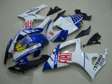 Blau Weiß Fiat 46 GSXR 750 K6 06-07 Motorrad Verkleidungen