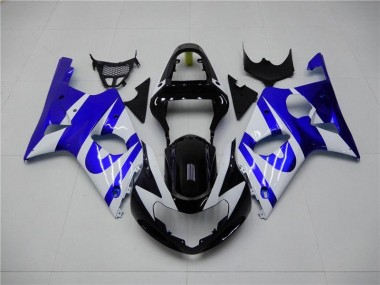 Blau Weiß GSXR 1000 K1 00-02 Motorrad Verkleidungen