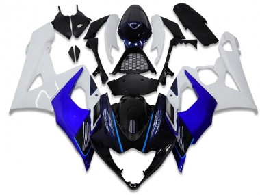 Blau Weiß GSXR 1000 K5 05-06 Motorrad Verkleidungen & Plastik