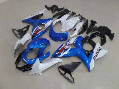 Blau Weiß GSXR 1000 K9 09-16 Motor Verkleidung