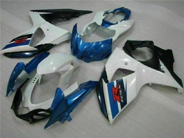 Blau Weiß GSXR 1000 K9 09-16 Motor Verkleidungen Blau Weiß GSXR 1000 K9 09-16 Motor Verkleidungen