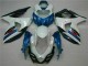 Blau Weiß GSXR 1000 K9 09-16 Motor Verkleidungen Blau Weiß GSXR 1000 K9 09-16 Motor Verkleidungen