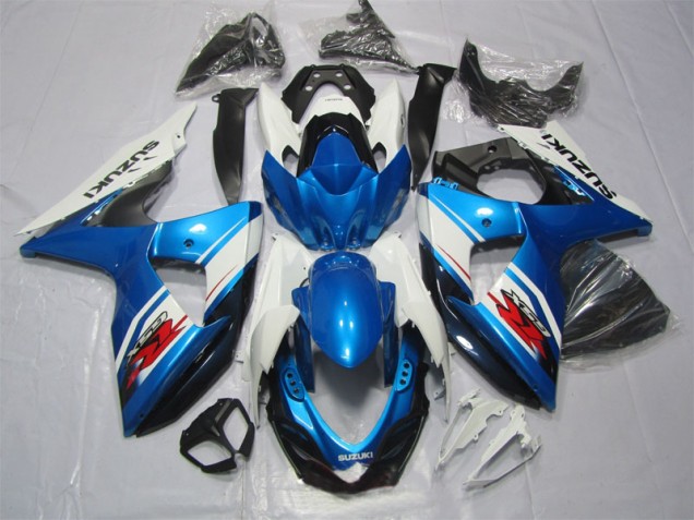 Blau Weiß GSXR 1000 K9 09-16 Motorrad Verkleidungen & Plastik Blau Weiß GSXR 1000 K9 09-16 Motorrad Verkleidungen & Plastik
