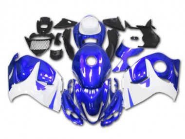 Blau Weiß GSXR 1300 Hayabusa 08-19 Motorrad Verkleidungen