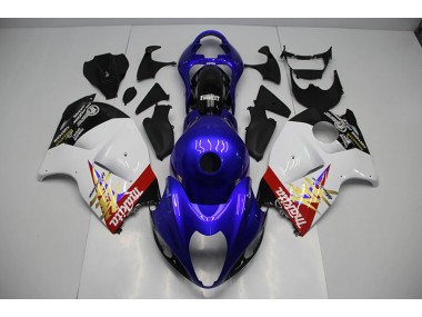Blau Weiß GSXR 1300 Hayabusa 96-07 Motorrad Verkleidung
