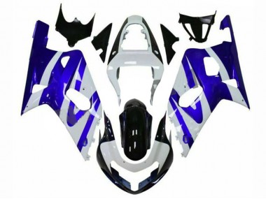 Blau Weiß GSXR 600 / 750 K1 K2 K3 01-03 Motorrad Verkleidungen