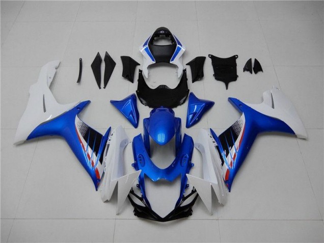 Blau Weiß GSXR 600 / 750 K11 11-24 Motorrad Verkleidungen Blau Weiß GSXR 600 / 750 K11 11-24 Motorrad Verkleidungen
