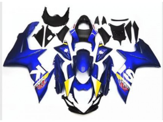 Blau Weiß GSXR 600 / 750 K11 11-24 Motorrad Verkleidungen & Plastik Blau Weiß GSXR 600 / 750 K11 11-24 Motorrad Verkleidungen & Plastik