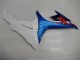 Blau Weiß GSXR 600 / 750 K11 11-24 Motorrad Vollverkleidung Blau Weiß GSXR 600 / 750 K11 11-24 Motorrad Vollverkleidung