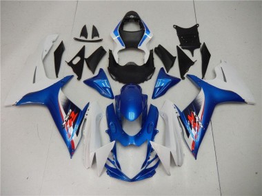 Blau Weiß GSXR 600 / 750 K11 11-24 Motorrad Vollverkleidung