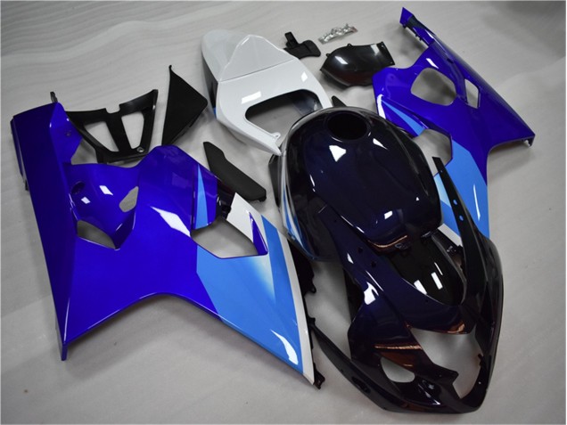Blau Weiß GSXR 600 / 750 K4 04-05 Motorrad Verkleidung Blau Weiß GSXR 600 / 750 K4 04-05 Motorrad Verkleidung