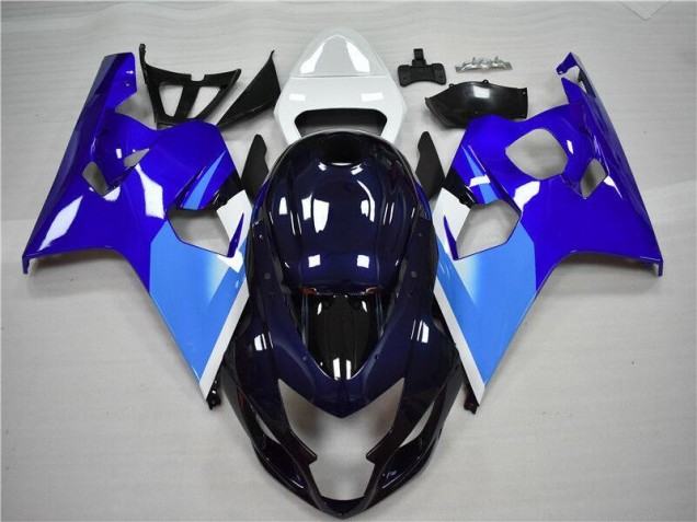 Blau Weiß GSXR 600 / 750 K4 04-05 Motorrad Verkleidung Blau Weiß GSXR 600 / 750 K4 04-05 Motorrad Verkleidung