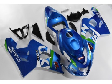 Blau Weiß GSXR 600 / 750 K4 04-05 Motorrad Verkleidungen